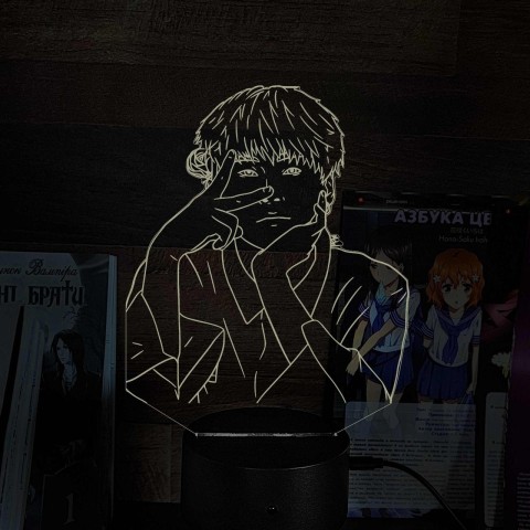 Акриловий 3D світильник Пак Чімін група BTS