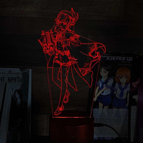 Акриловий 3D світильник-ночник Венті 2