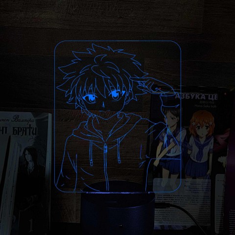 Акриловий 3D світильник-нічник Кіллуа Золдик