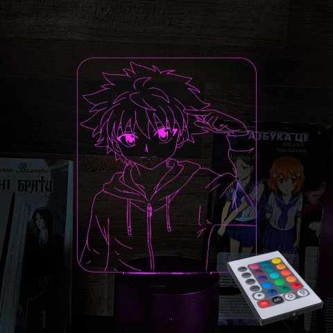 Акриловий 3D світильник-нічник Кіллуа Золдик