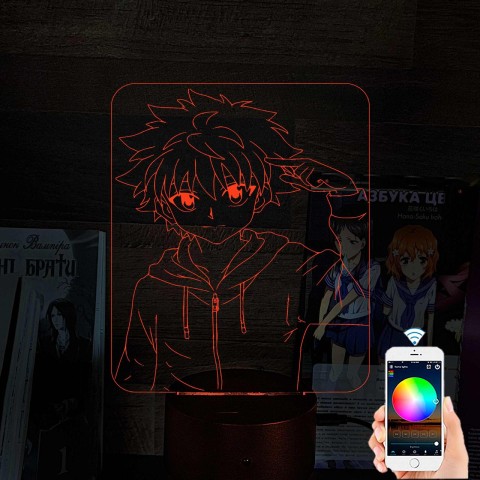 Акриловий 3D світильник-нічник Кіллуа Золдик