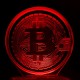 Акриловий 3D світильник-нічник Bitcoin