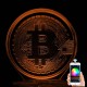 Акриловий 3D світильник-нічник Bitcoin