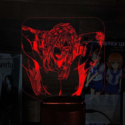 Акриловий 3D світильник-нічник Джотаро Куджо