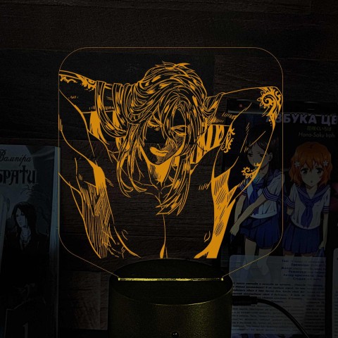 Акриловий 3D світильник-нічник Джотаро Куджо
