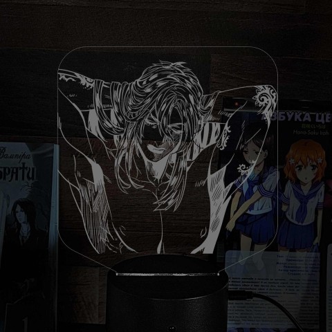 Акриловий 3D світильник-нічник Джотаро Куджо