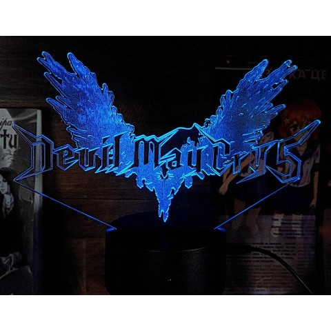 Акриловий 3D світильник-нічник Devil May Cry 2