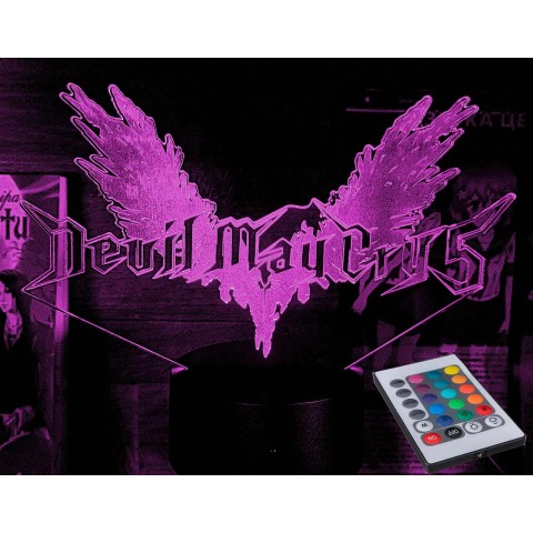 Акриловий 3D світильник-нічник Devil May Cry 2