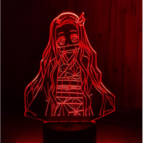 Акриловий 3D світильник-нічник Незуко Камадо 3