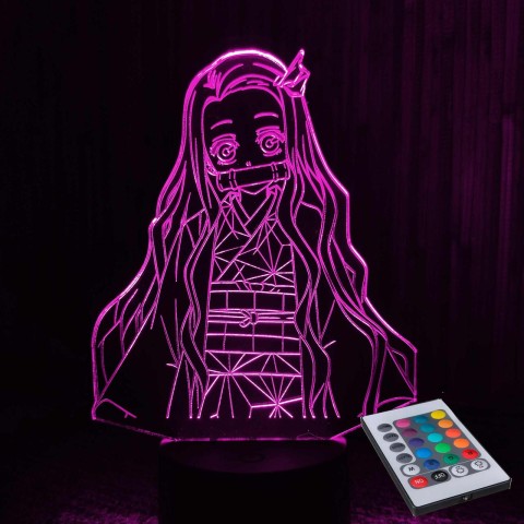 Акриловий 3D світильник-нічник Незуко Камадо 3