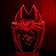 Акриловий 3D світильник-ночник Людина-павук 2 (Спайдермен)