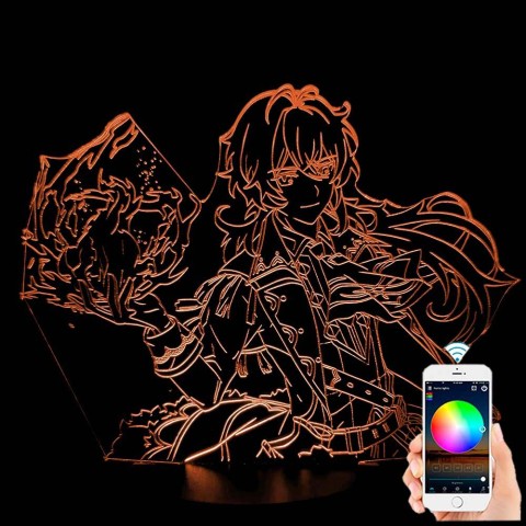 Акриловий 3D світильник-нічник Ділюк Рагвіндр