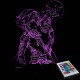 Акриловий 3D світильник-нічник Сяо