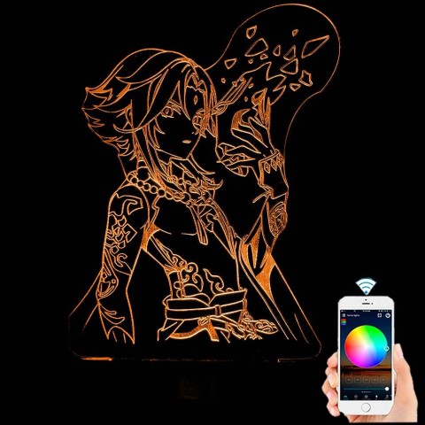 Акриловий 3D світильник-нічник Сяо