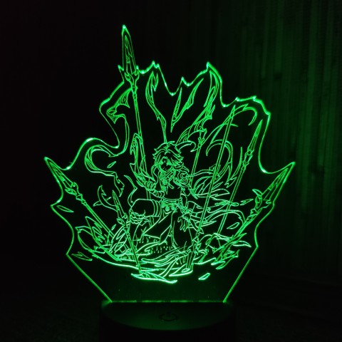 Акриловий 3D світильник-нічник Сяо 2