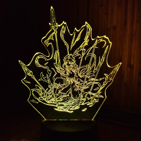 Акриловий 3D світильник-нічник Сяо 2