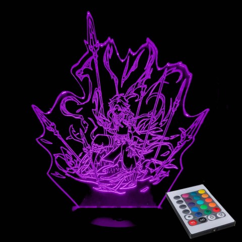 Акриловий 3D світильник-нічник Сяо 2
