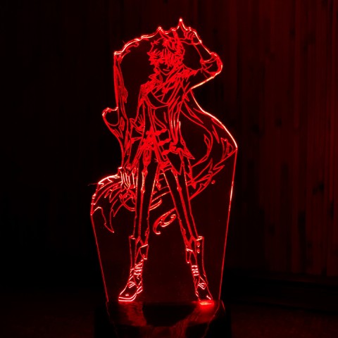 Акриловий 3D світильник-нічник Чайльд Тарталья