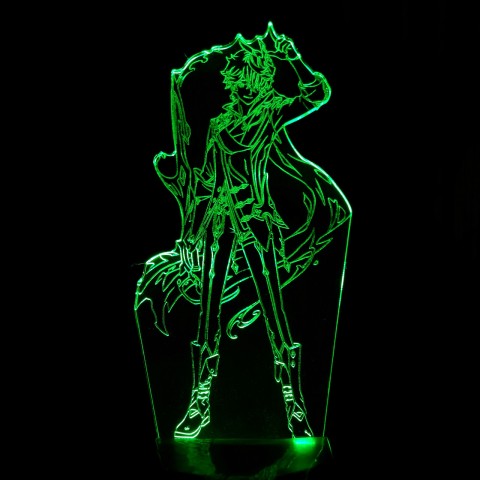 Акриловий 3D світильник-нічник Чайльд Тарталья