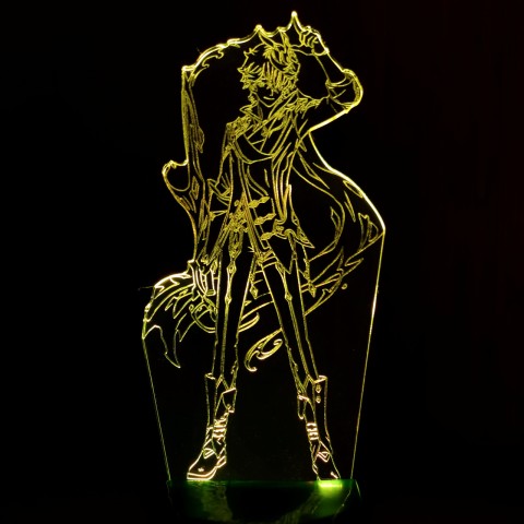 Акриловий 3D світильник-нічник Чайльд Тарталья