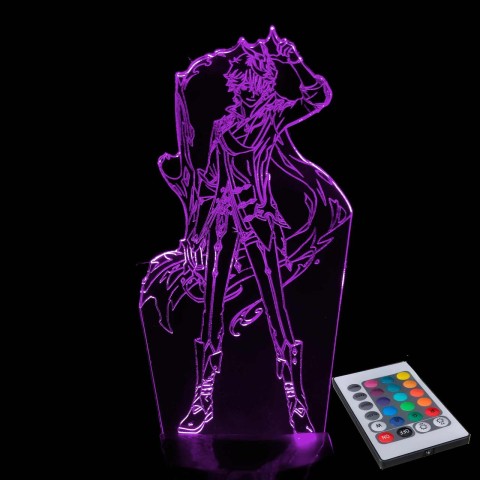 Акриловий 3D світильник-нічник Чайльд Тарталья