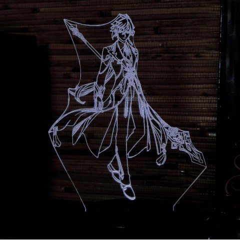 Акриловий 3D світильник-нічник Чжун Лі 2