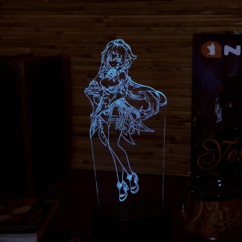 Акриловий 3D світильник-нічник Гань Юй