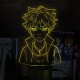 Акриловий 3D світильник-нічник Боруто Узумакі "Наруто"