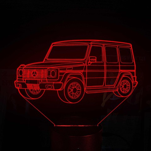 Акриловий 3D світильник-нічник Mercedes-Benz G