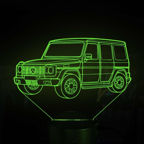 Акриловий 3D світильник-нічник Mercedes-Benz G