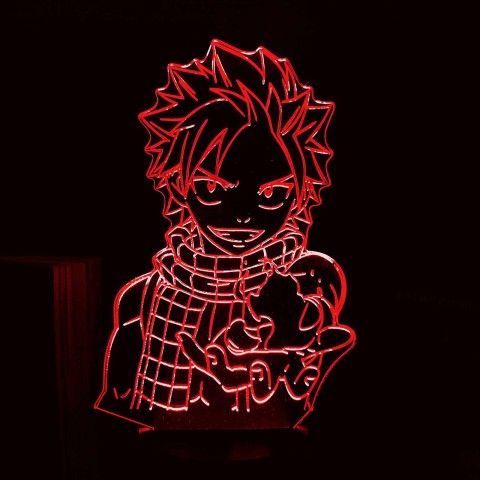 Акриловий 3D світильник-нічник Нацу Драгніл