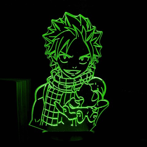 Акриловий 3D світильник-нічник Нацу Драгніл