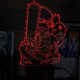 Акриловий 3D світильник-нічник Людина-бензопила (Chainsaw Man)