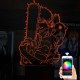Акриловий 3D світильник-нічник Людина-бензопила (Chainsaw Man)