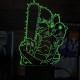 Акриловий 3D світильник-нічник Людина-бензопила (Chainsaw Man)