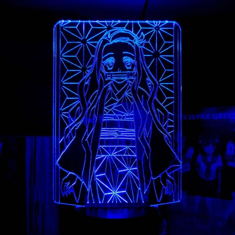 Акриловий 3D світильник-нічник Незуко Камадо 3