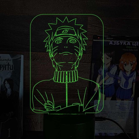 Акриловий 3D світильник-ночник Наруто 3