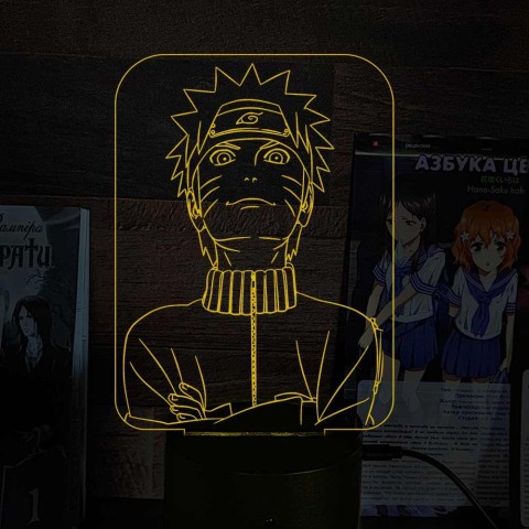 Акриловий 3D світильник-ночник Наруто 3