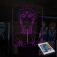 Акриловий 3D світильник-ночник Наруто 3