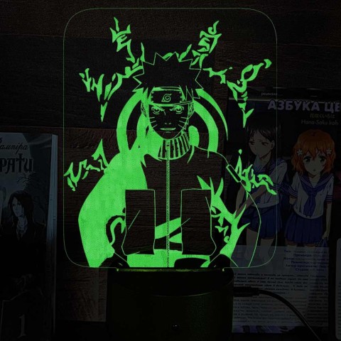Акриловий 3D світильник-ночник Наруто 6