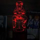Акриловий 3D світильник-нічник Наруто їсть рамен