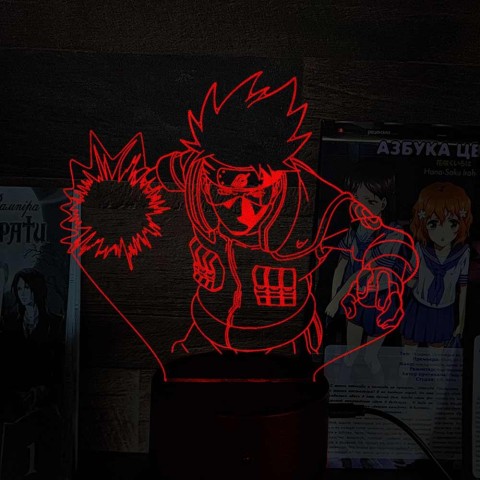 Акриловий 3D світильник-ночник Какаші Хатаке