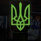 Акриловий 3D світильник-нічник Герб України