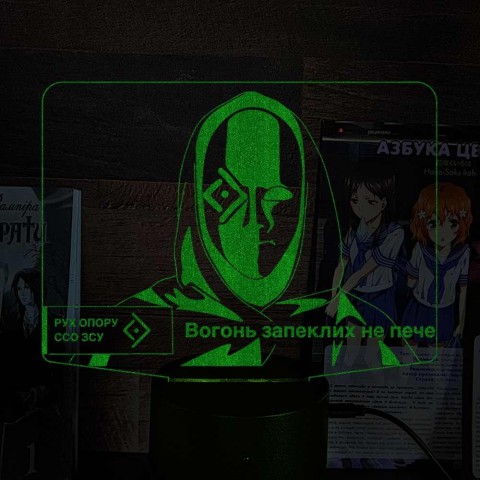 Акриловий 3D світильник-нічник Рух опору