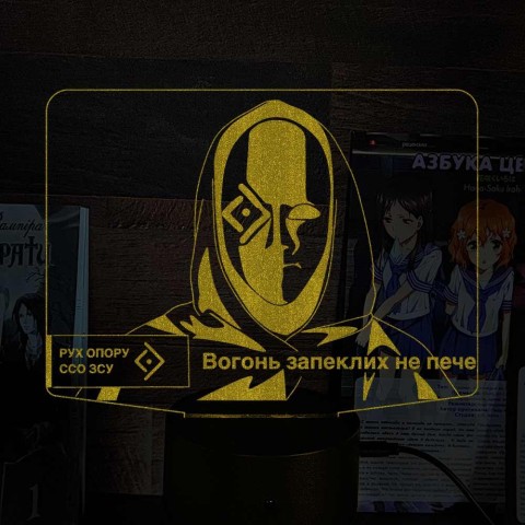 Акриловий 3D світильник-нічник Рух опору