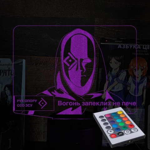 Акриловий 3D світильник-нічник Рух опору