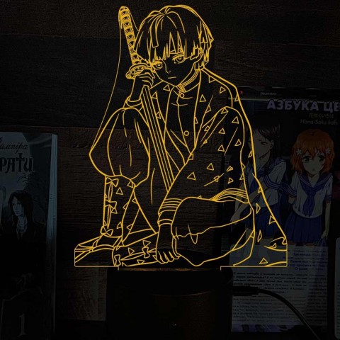 Акриловий 3D світильник-нічник Зеницу Агацума 