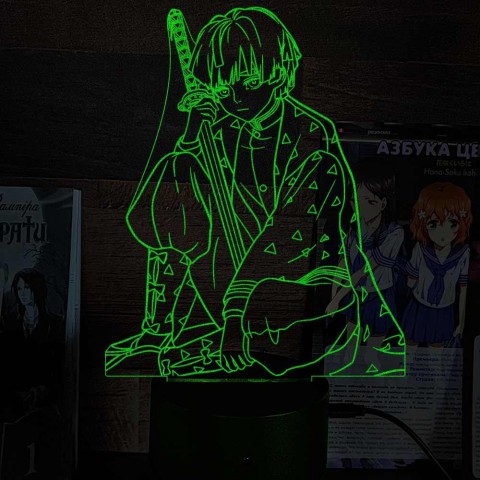 Акриловий 3D світильник-нічник Зеницу Агацума 