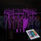 Акриловий 3D світильник-нічник група BTS