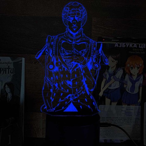 Акриловий 3D світильник-нічник Бруно Буччеллати